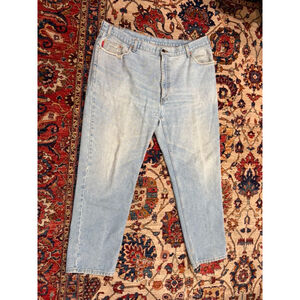 Vintage Mustang Light Wash Relaxed Fit Denim Jeans 42x30 Y2K Skater Streetwear R